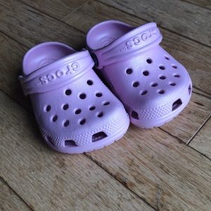 Pink Baby Crocs